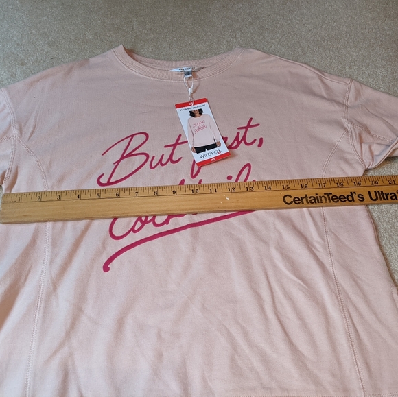 Nwt Wildfox Statement sweater But first cocktails - Picture 12 of 14